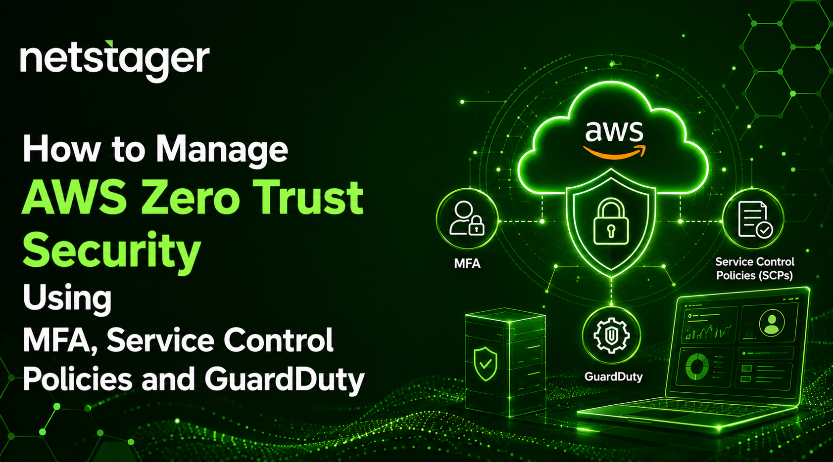 How to Manage AWS Zero Trust Security Using MFA, Service Control Policies and GuardDuty?