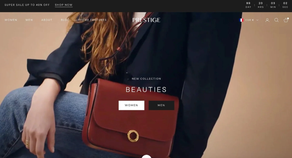 prestige shopify theme